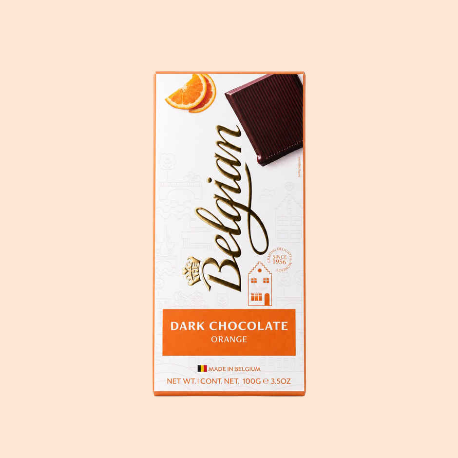 The Belgian Bar Dark Orange Chocolate