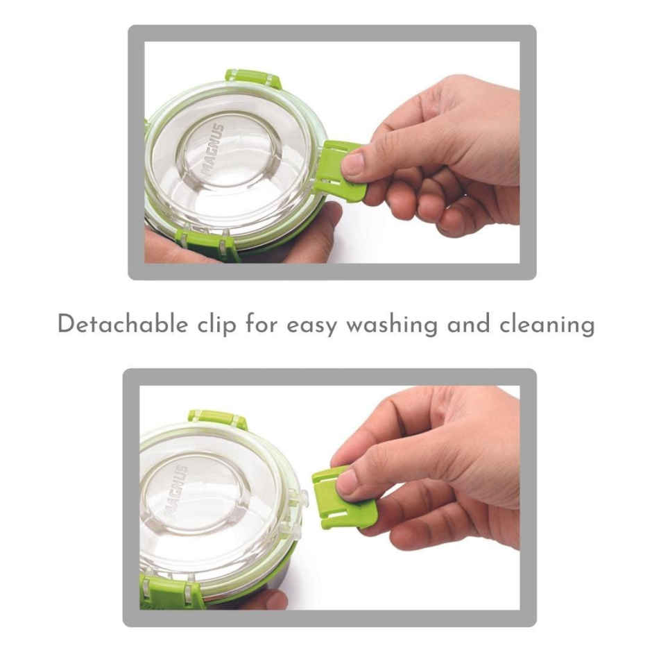 Magnus Klip Lock Stainless Steel Matte Tumbler - 350 Ml