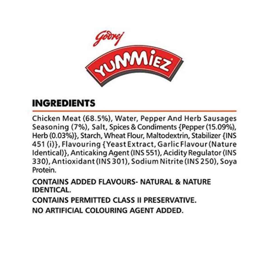 Godrej yummiez Pepper and Herb Sausages