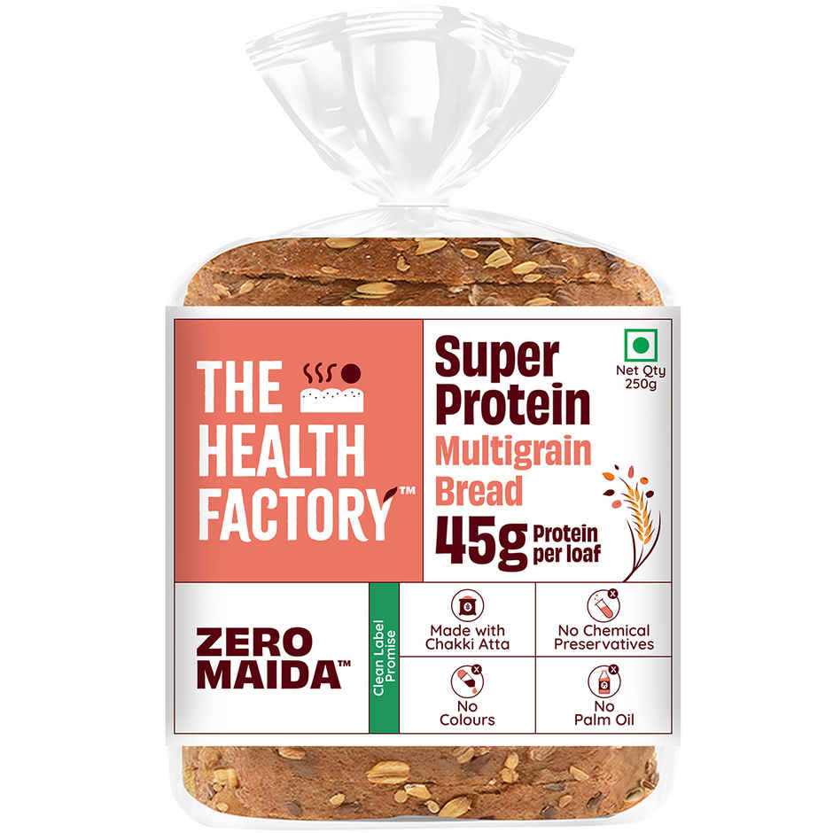 The Health Factory Zero Maida Super Protein Multigrain Bread