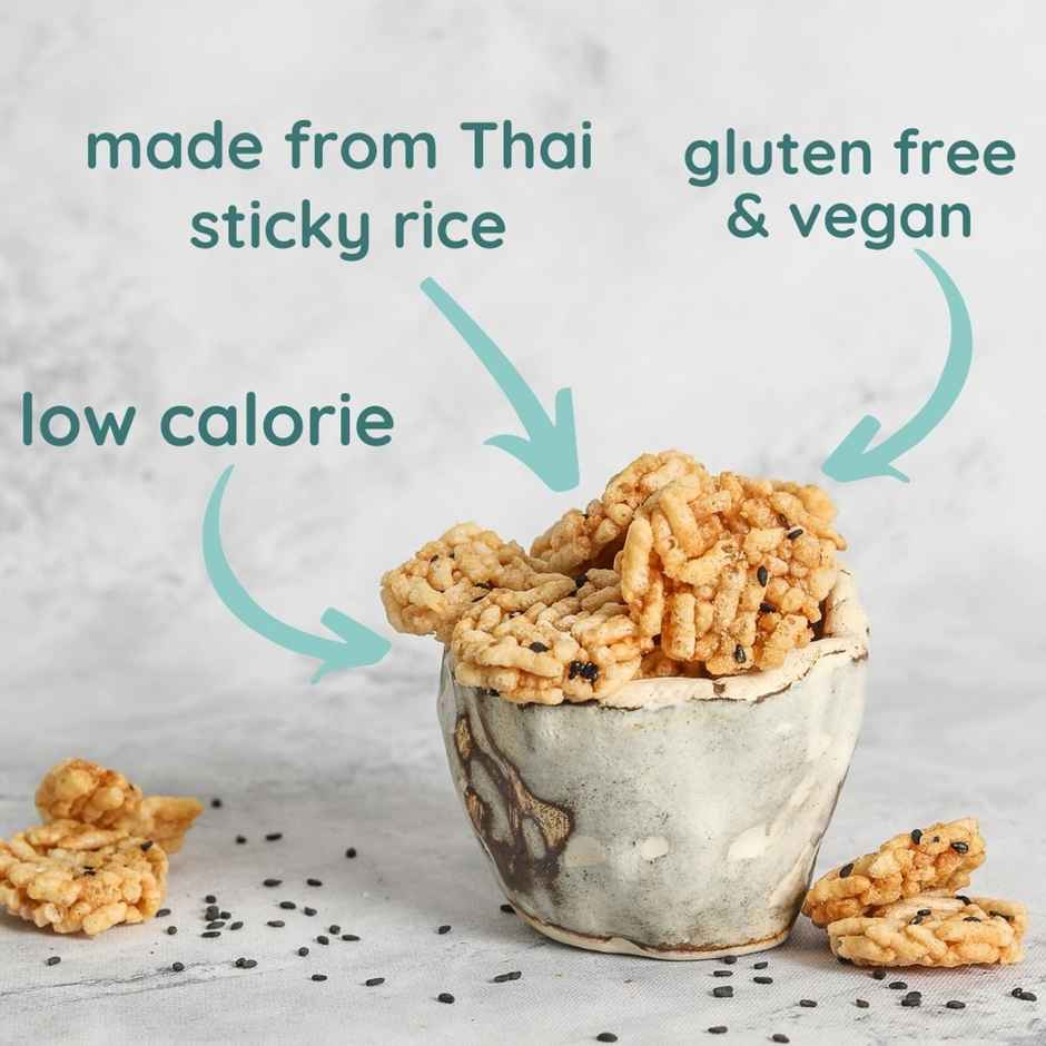 Natch Rice Chips Barbecue | Crispy Rice Snack