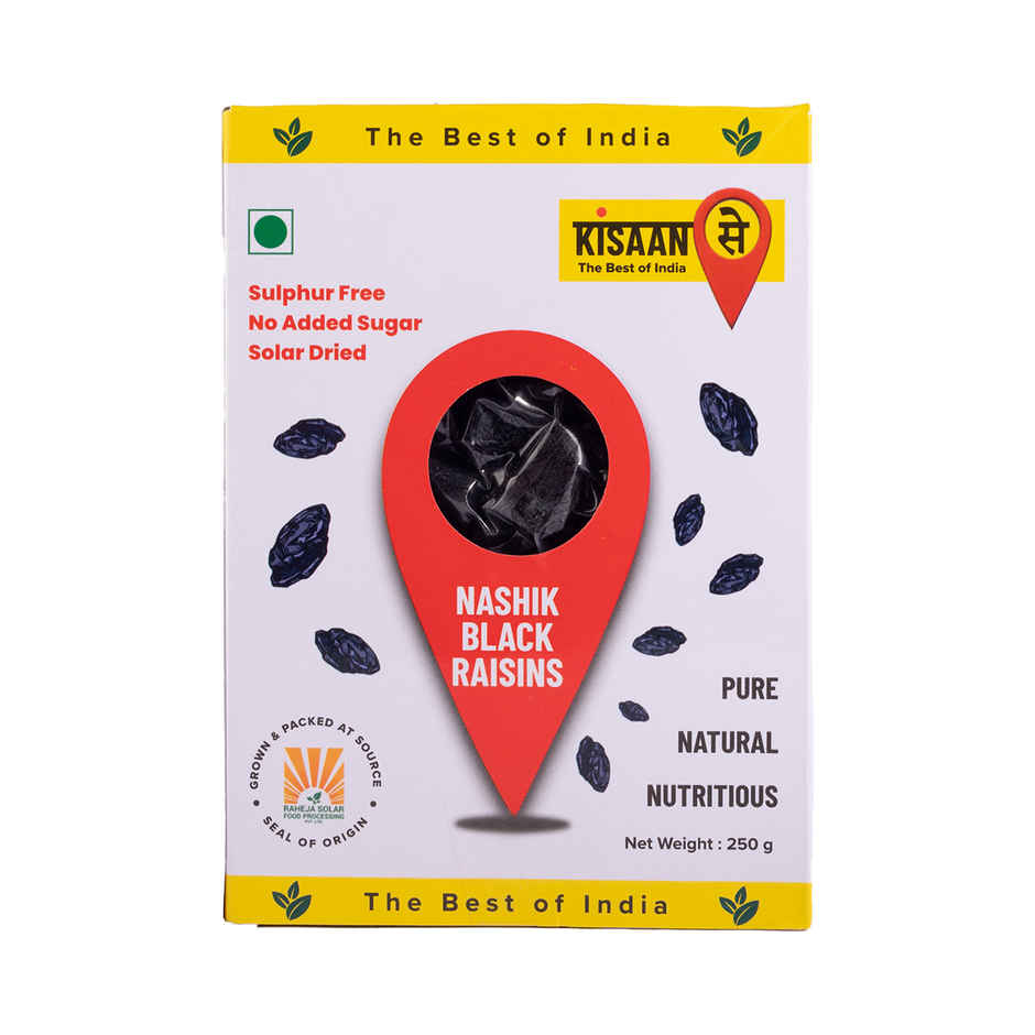 KisaanSay Nashik Black Raisins Combo