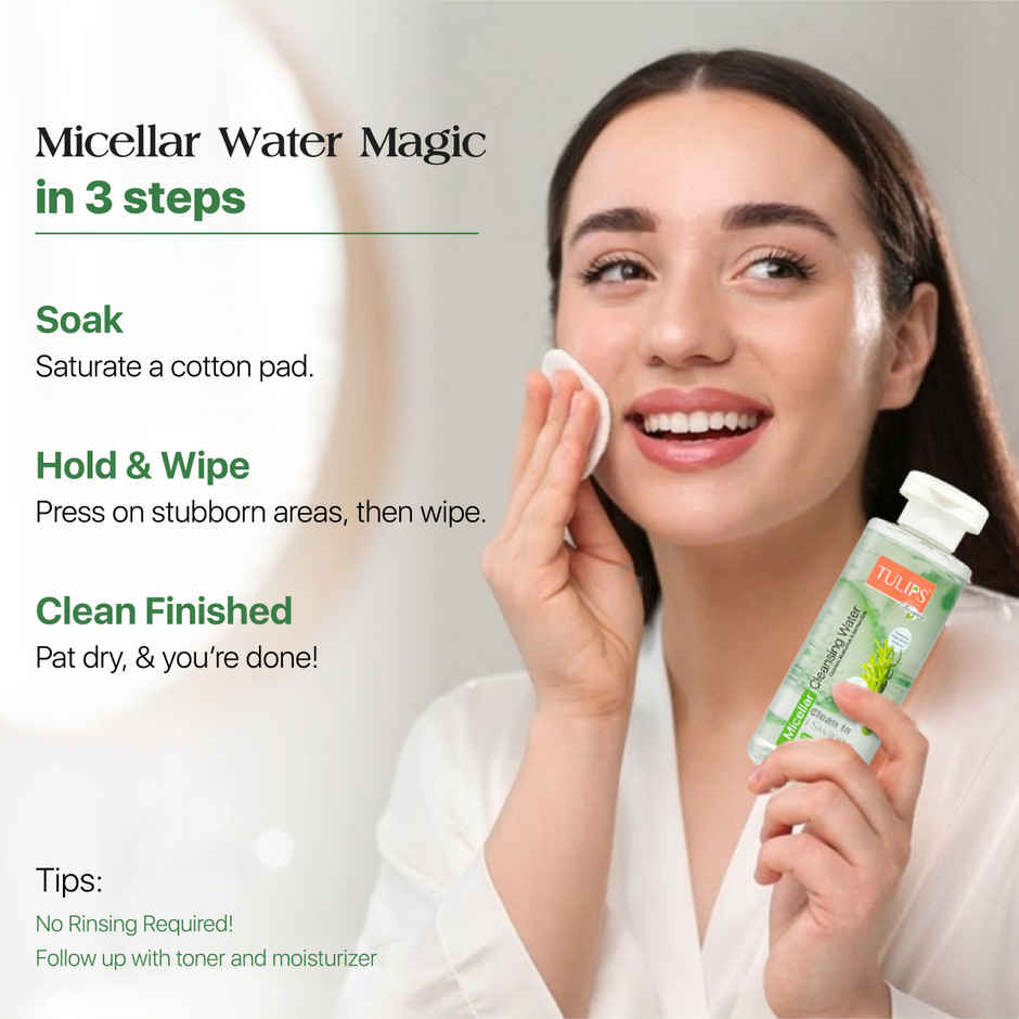 Tulips Premium Micellar Cleansing Water