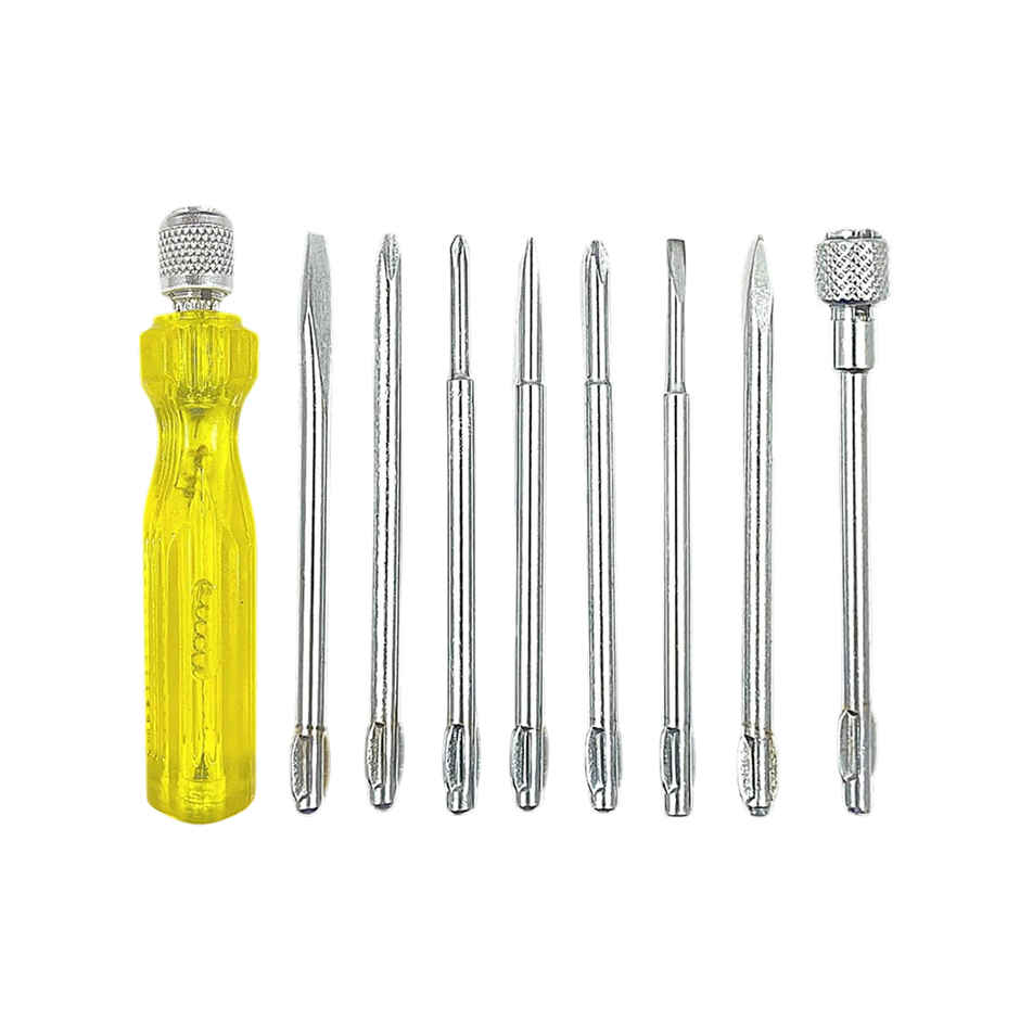 Link Prabal Screwdriver Kit with Transparent Handle & 8 Blades