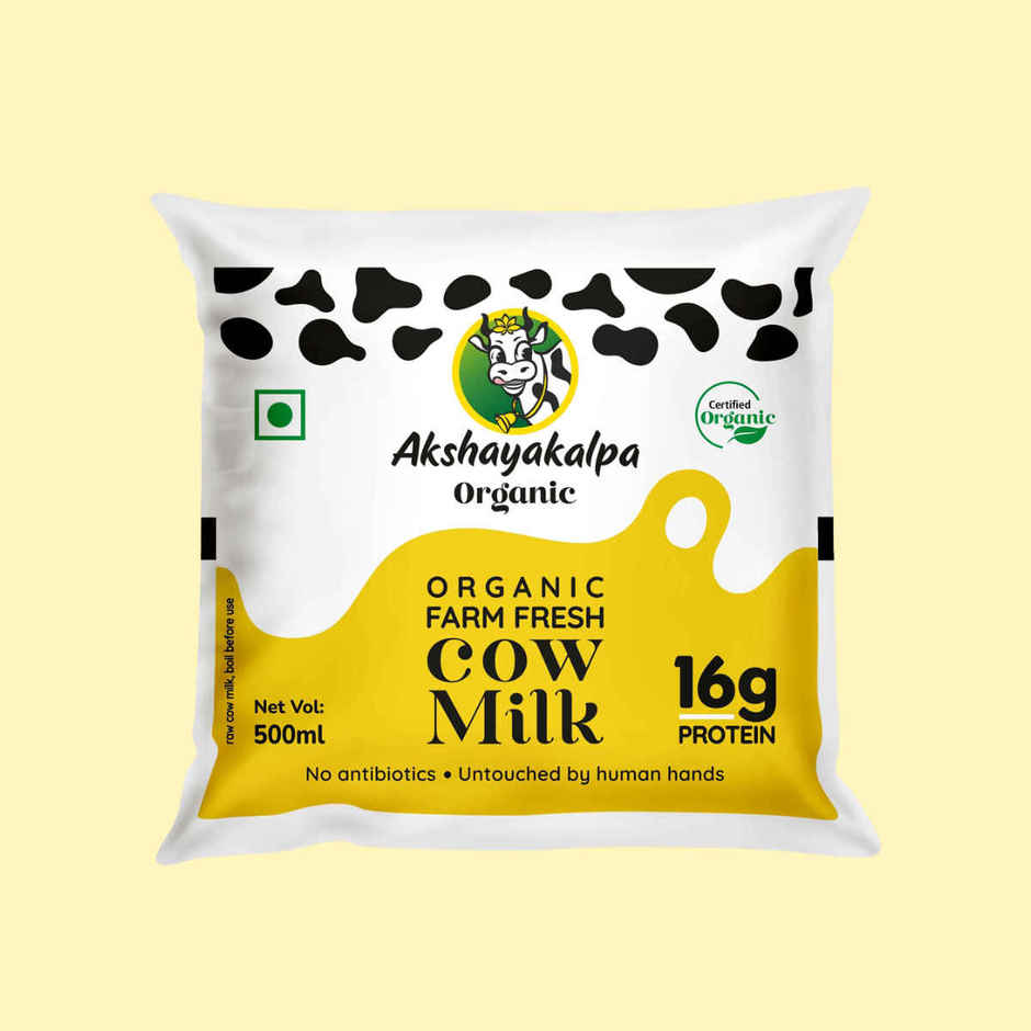 Akshayakalpa - Organic Farm Fresh Milk | Pouch