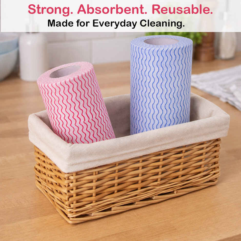 GINNI Superwipe Kitchen Towel Roll | 80 Pulls | 23 x 21 cm