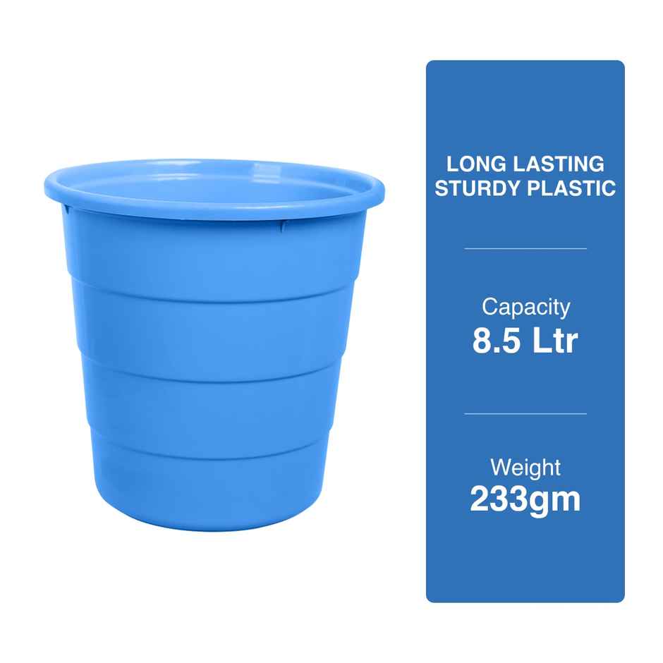 BAY6 Waste Paper Bin 8.5 L - Blue