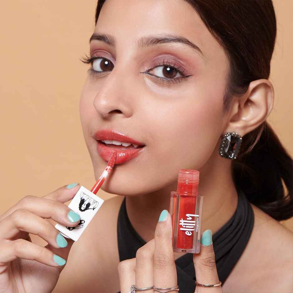 Elitty Red Lip Gloss For High Shine (Pretty Extra)