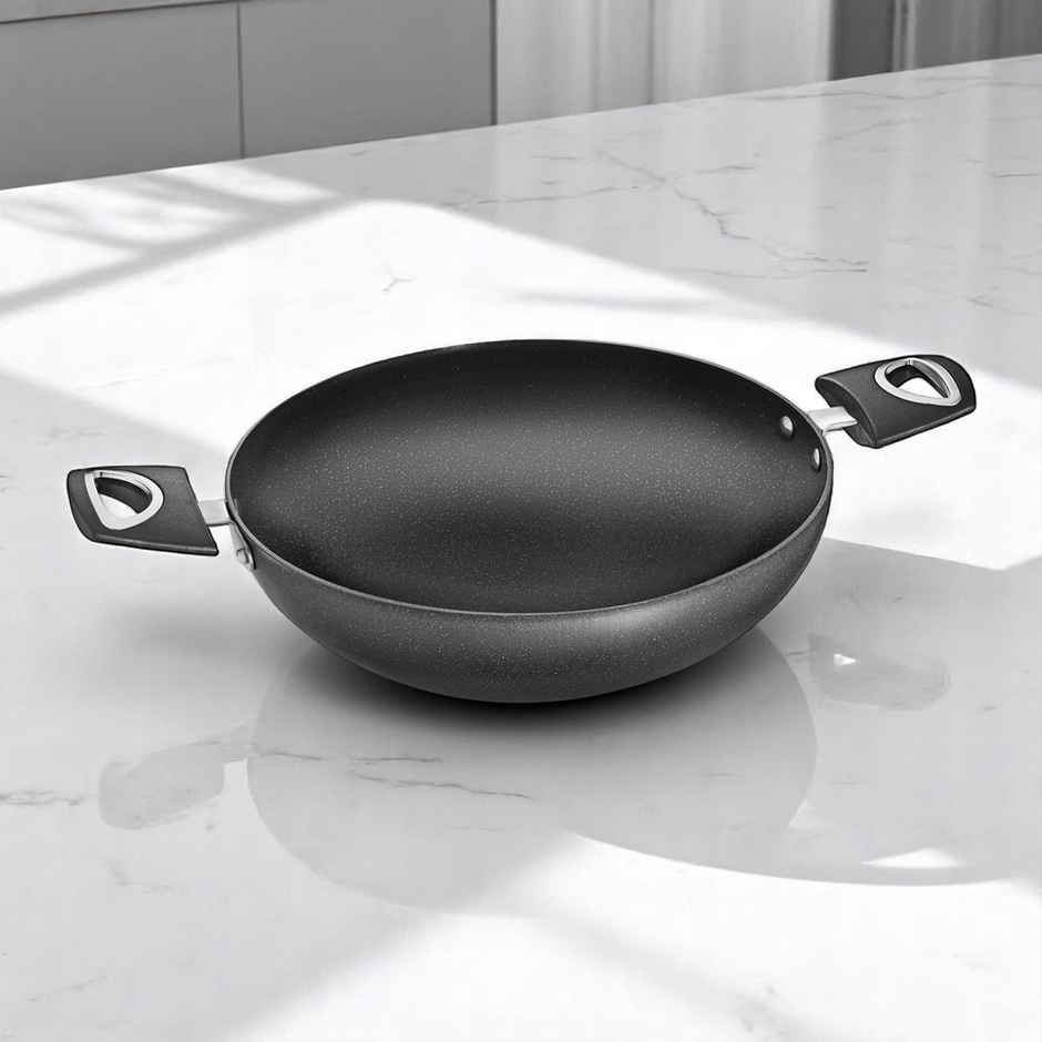 Jensons Pro Wellness Kadhai Without Lid 26 cm Induction Compatible