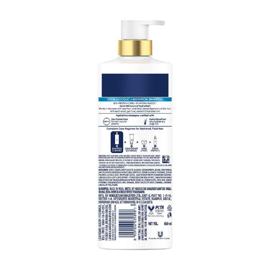 Dove Glycolic Hydration Xl Shampoo Combo