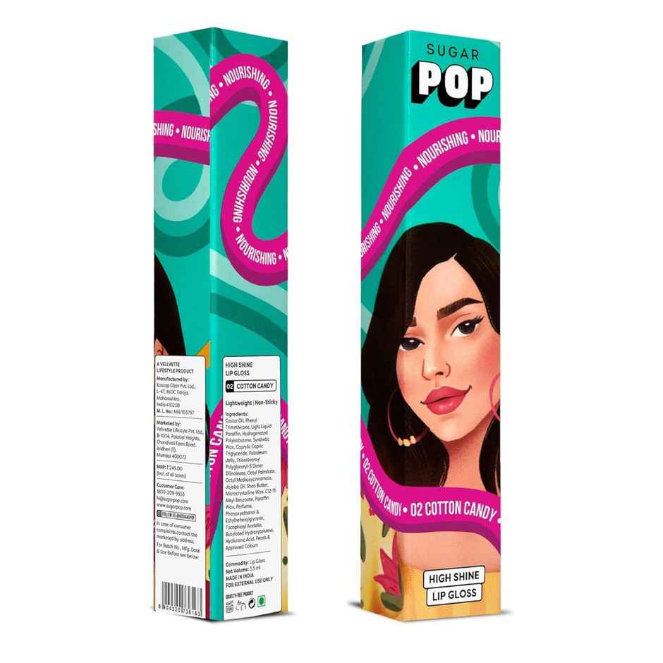SUGAR POP High Shine Lip Gloss 02 Cotton Candy