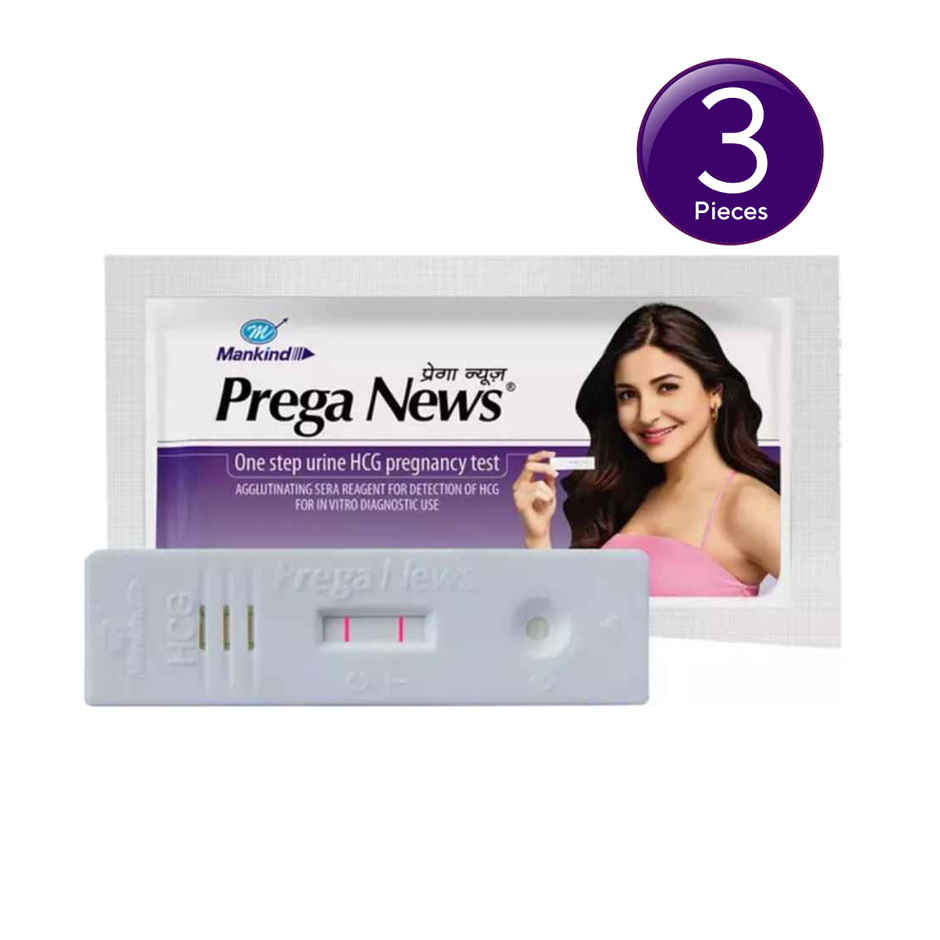 Prega News One Step Urine HCG Pregnancy Test Kit Combo 