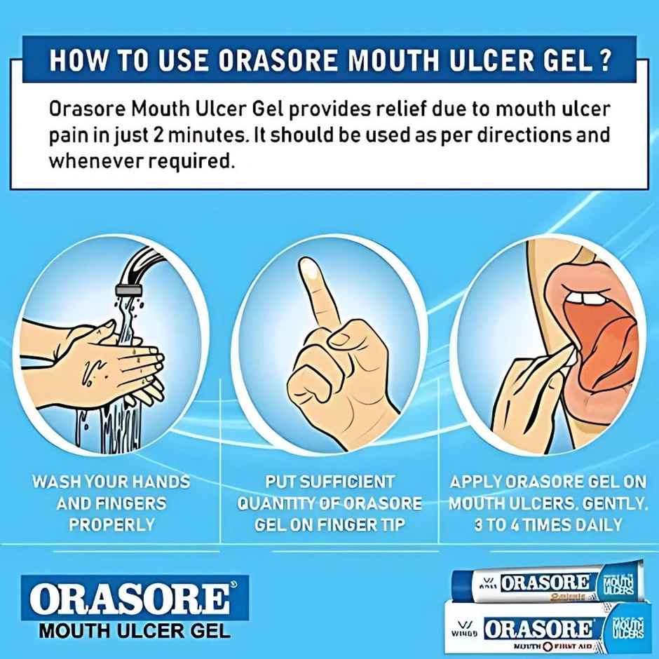 Orasore Ulcer Mouth Gel Pack Of 2