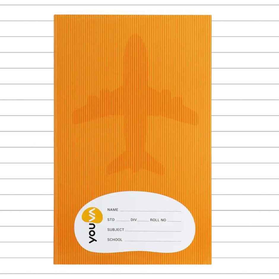 Navneet Youva Brown Soft Bound Single Line Long Book | 172 Pages, 17 x 27cm