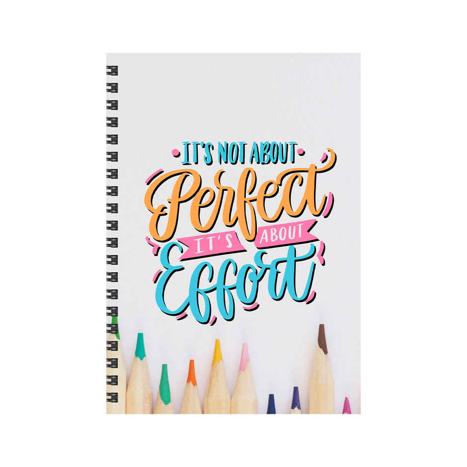 DRAWGUUD Single Line, Wiro Binding, Multicolour Thick Notebook - 200 Pages