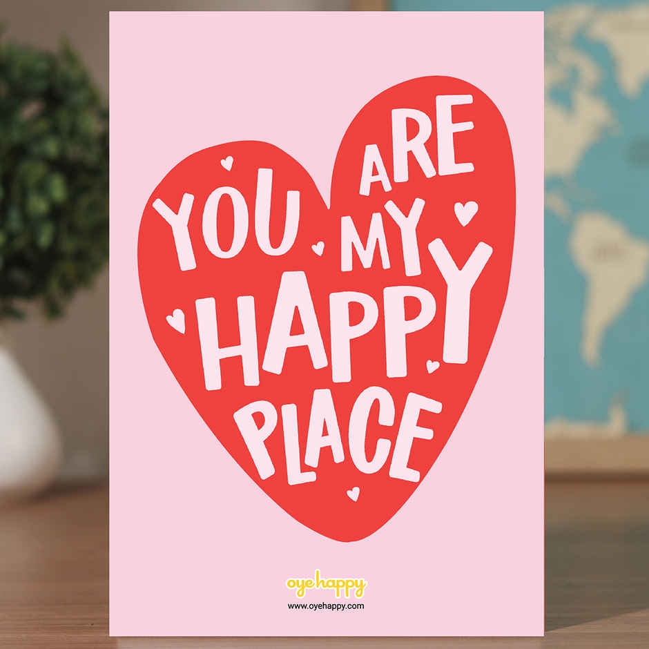 Oye Happy My Happy Place Mother's Day Greeting Card