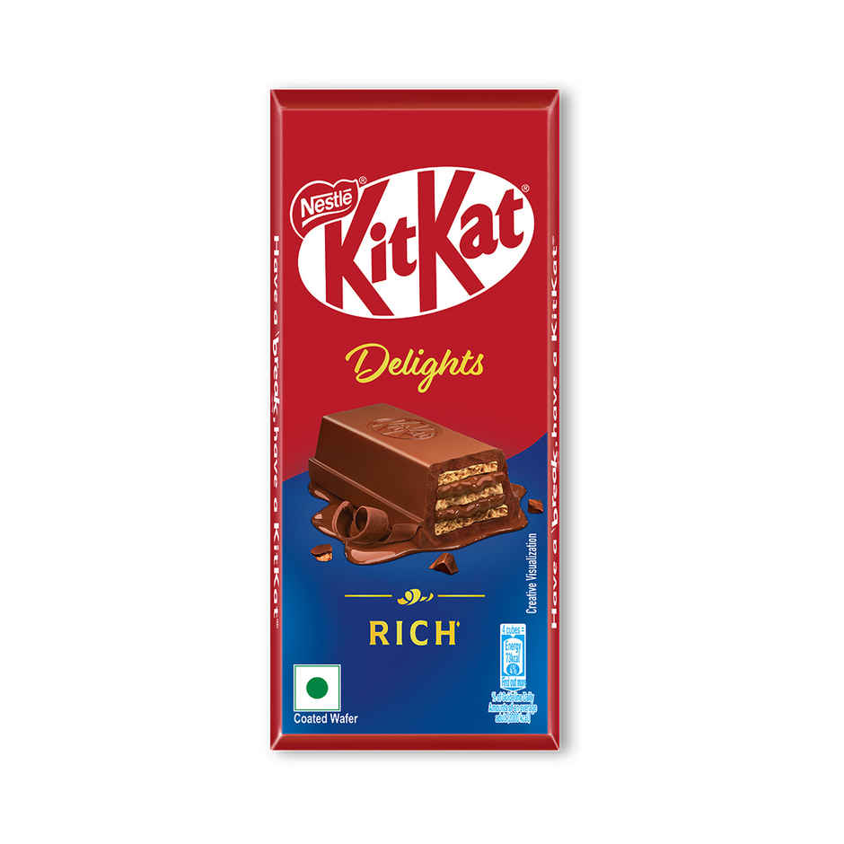 Nestle KitKat Delights Rich Choco Coated Wafer Chocolate Bar