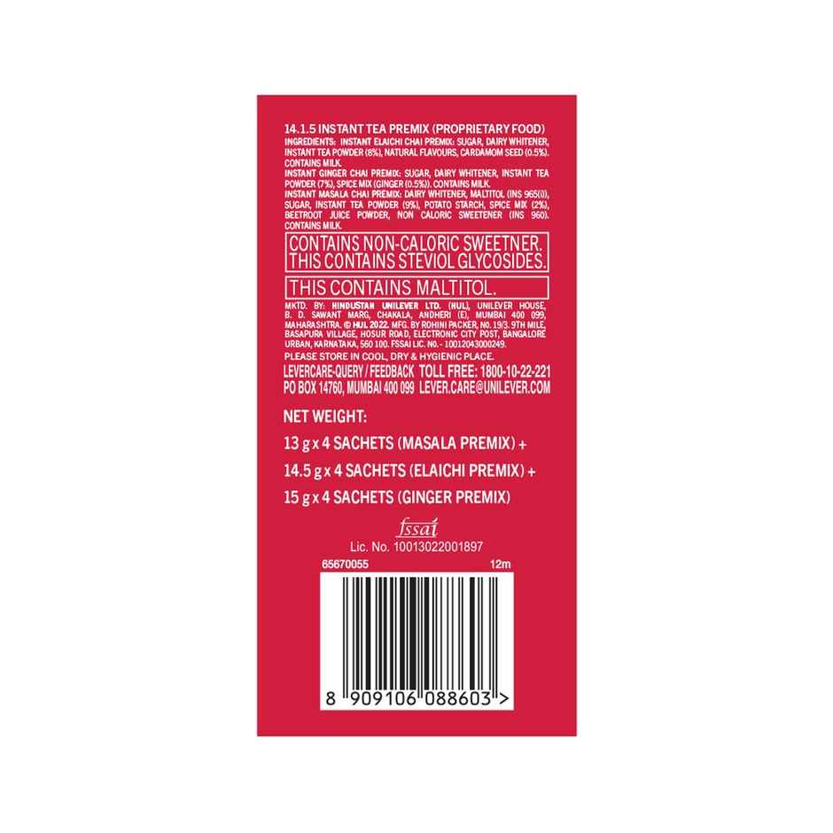 Red Label Instant Assorted Chai Premix