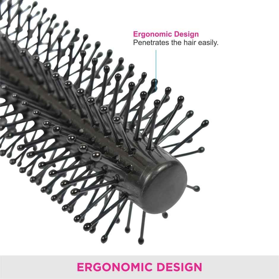 VEGA Mini Round Hair Brush For Adding Curls | Volume & Waves In Hair| Men And Women (R6-Rb)