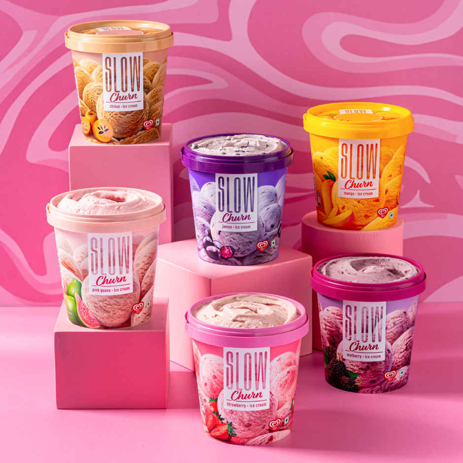 Slow Churn Chikoo Ice Cream Tub