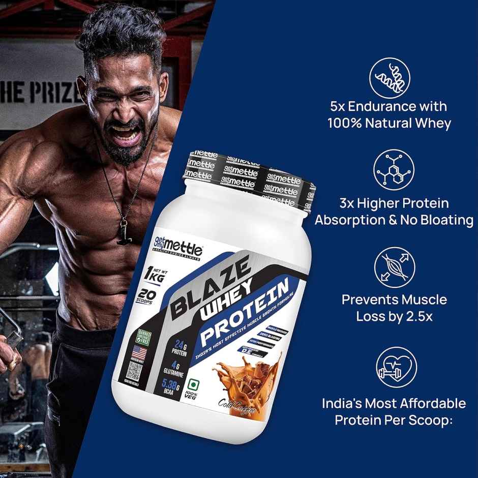 Getmymettle Blaze Whey Protein (Cold Coffee)