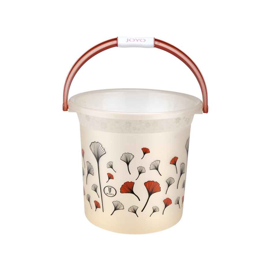 Joyo Designer Bucket - 18 L Printed - Brown