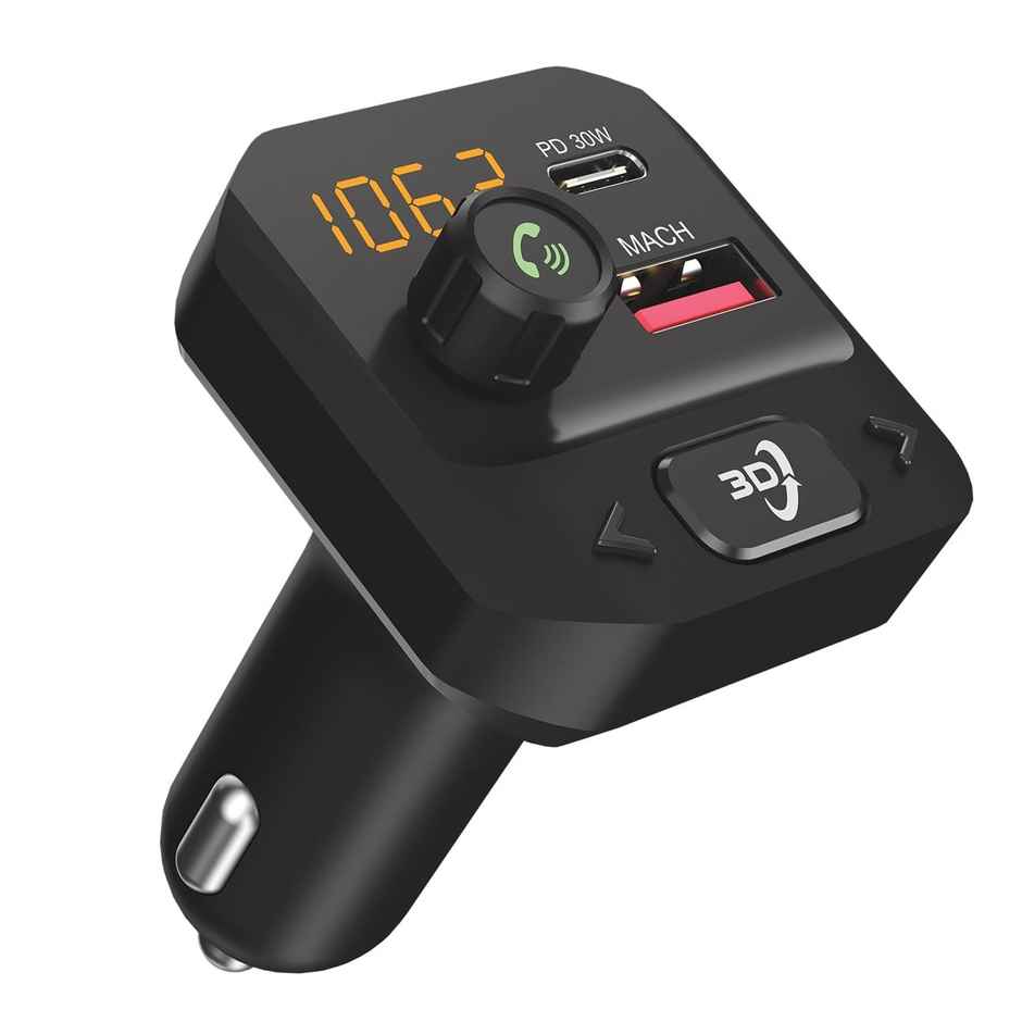 Portronics Auto 10 Plus Car Bluetooth Smart Audio Connector