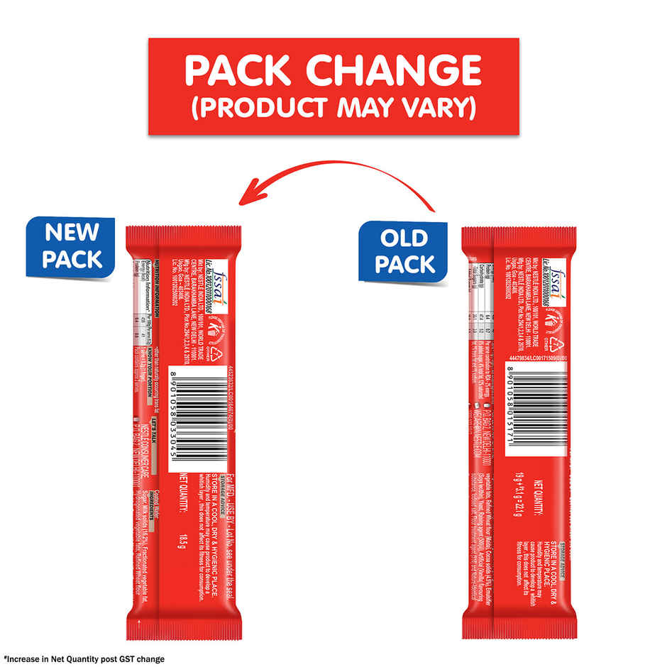 Nestle Kitkat Choco Coated Wafer Bar