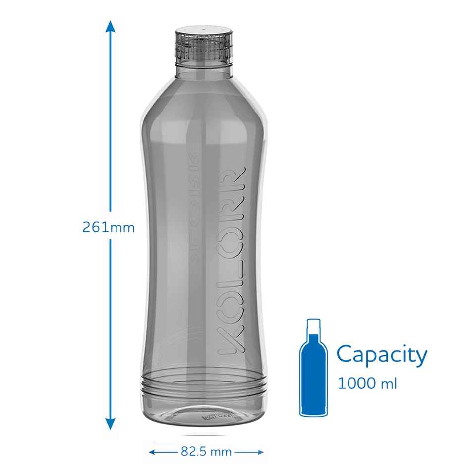 Kolorr Spectre Bottle 1L | Grey Modern grey bottle great for work and durable