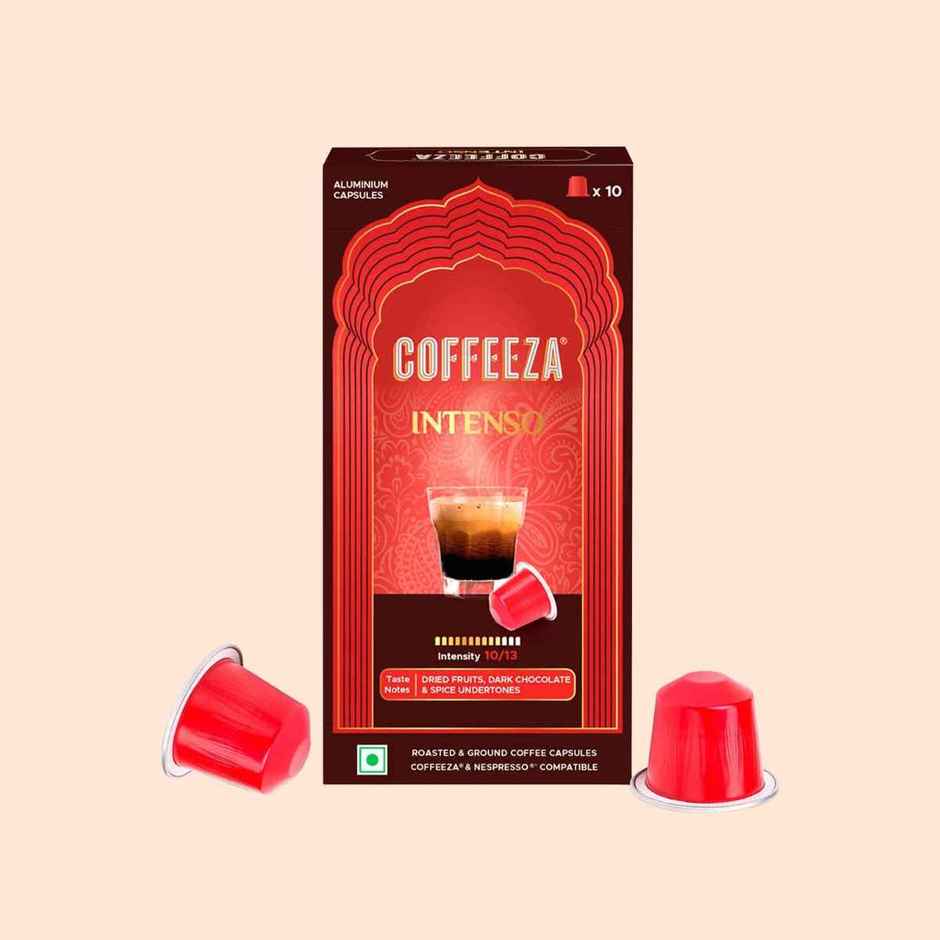 Coffeeza Intenso Coffee Capsules| Box Of 1 | 10 Capsules