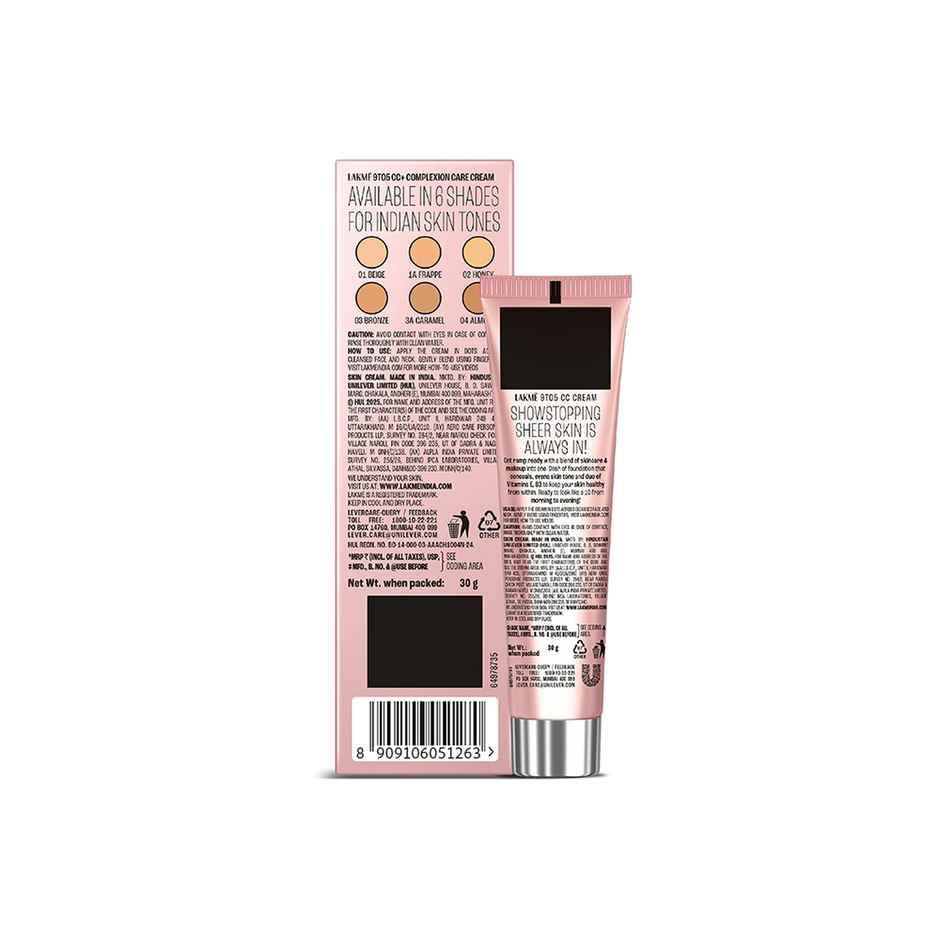 Lakme 9 To 5 Complexion Care Face Creamhoney