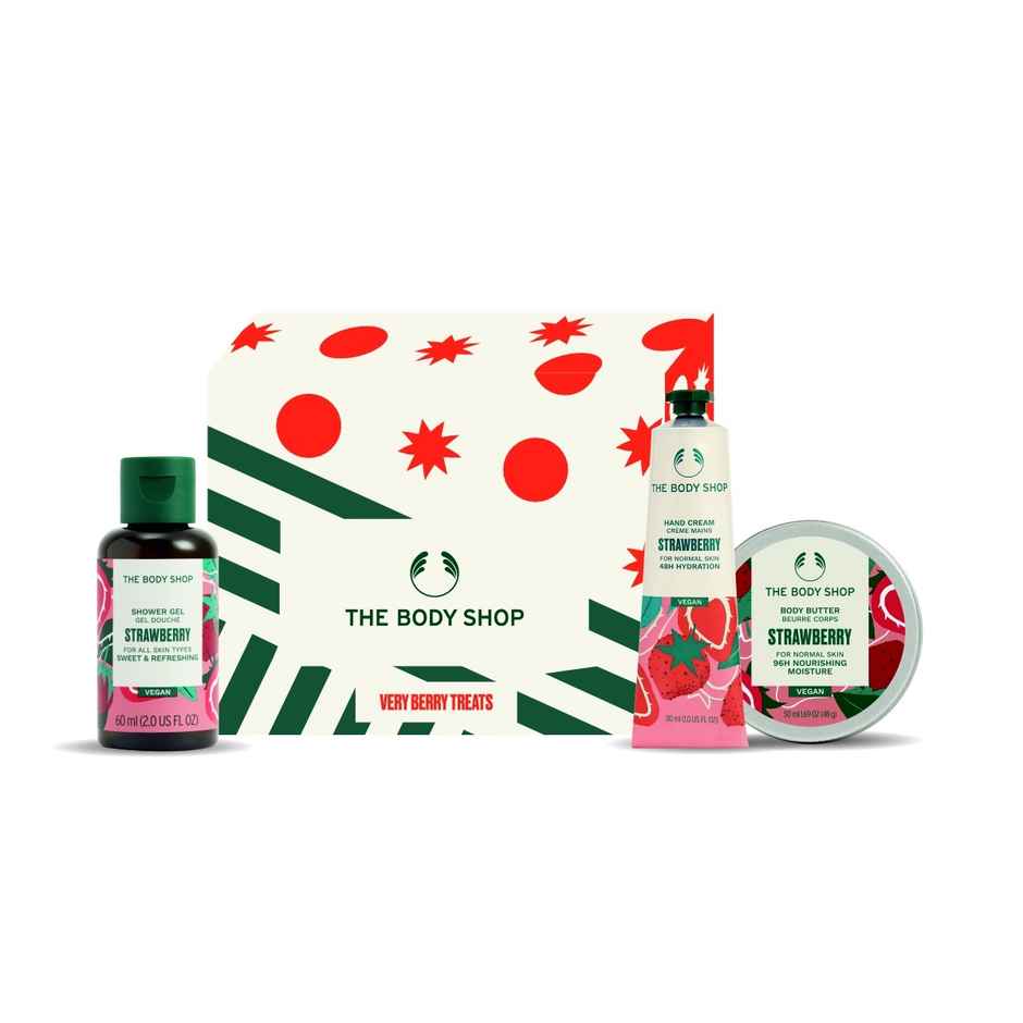 The Body Shop Strawberry Bath & Body Gift Box