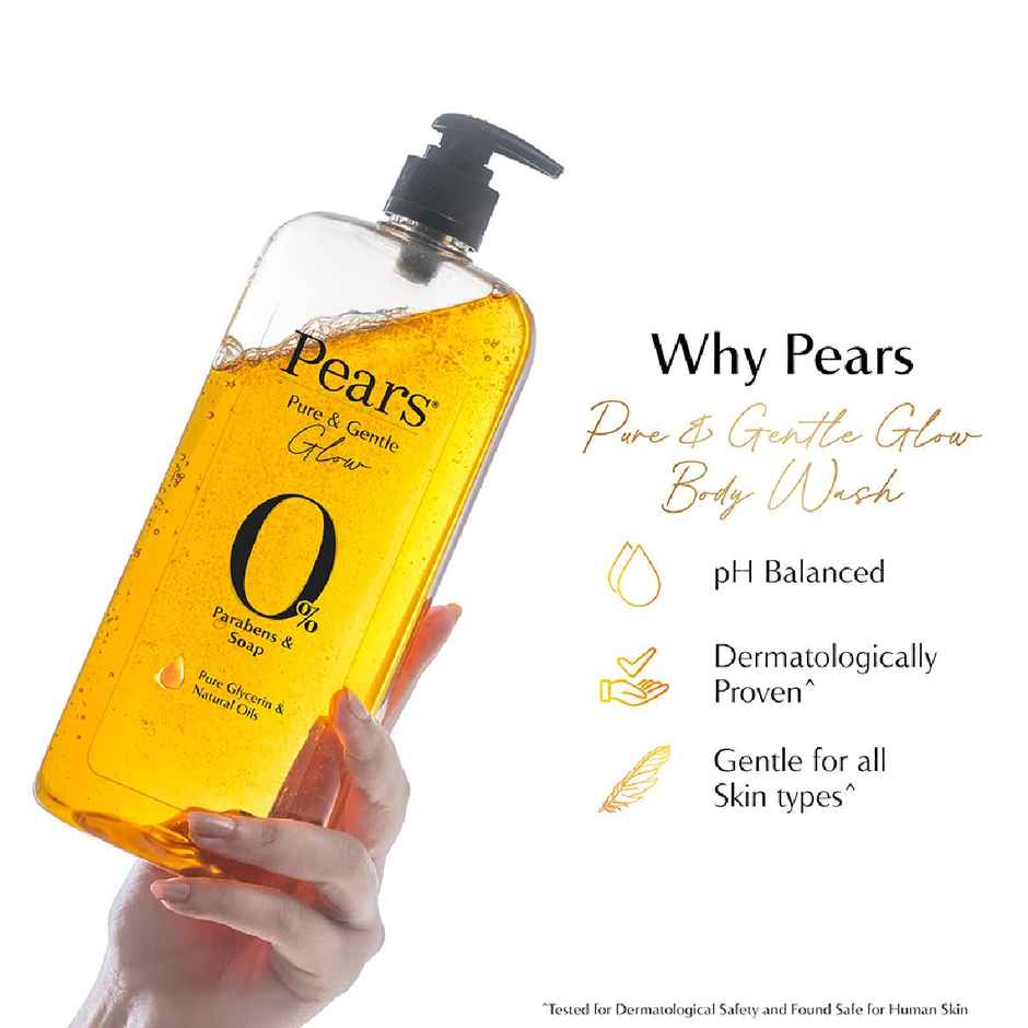 Pears Pure & Gentle Shower Gel SuperSaver XL Pump Bottle With 98% Pure Glycerine