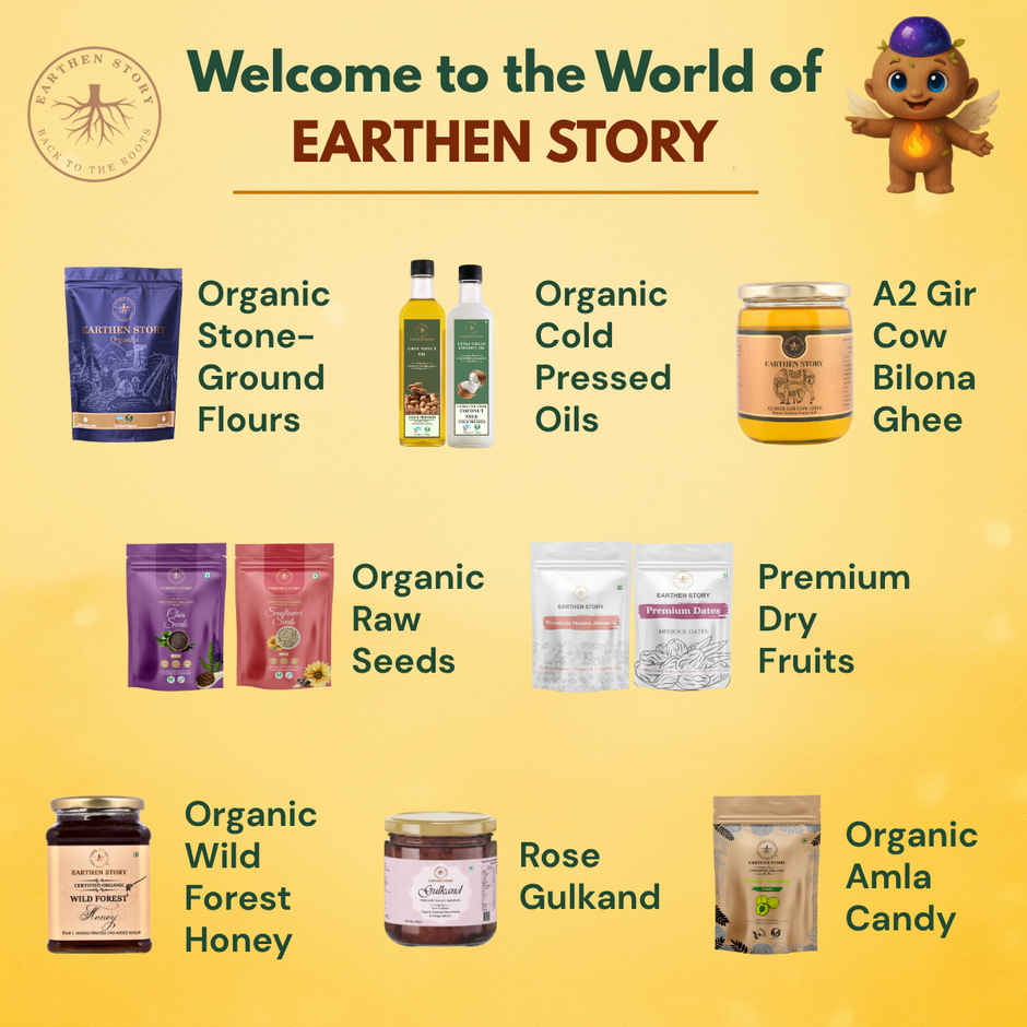 Earthen Story Organic Wild Forest Honey