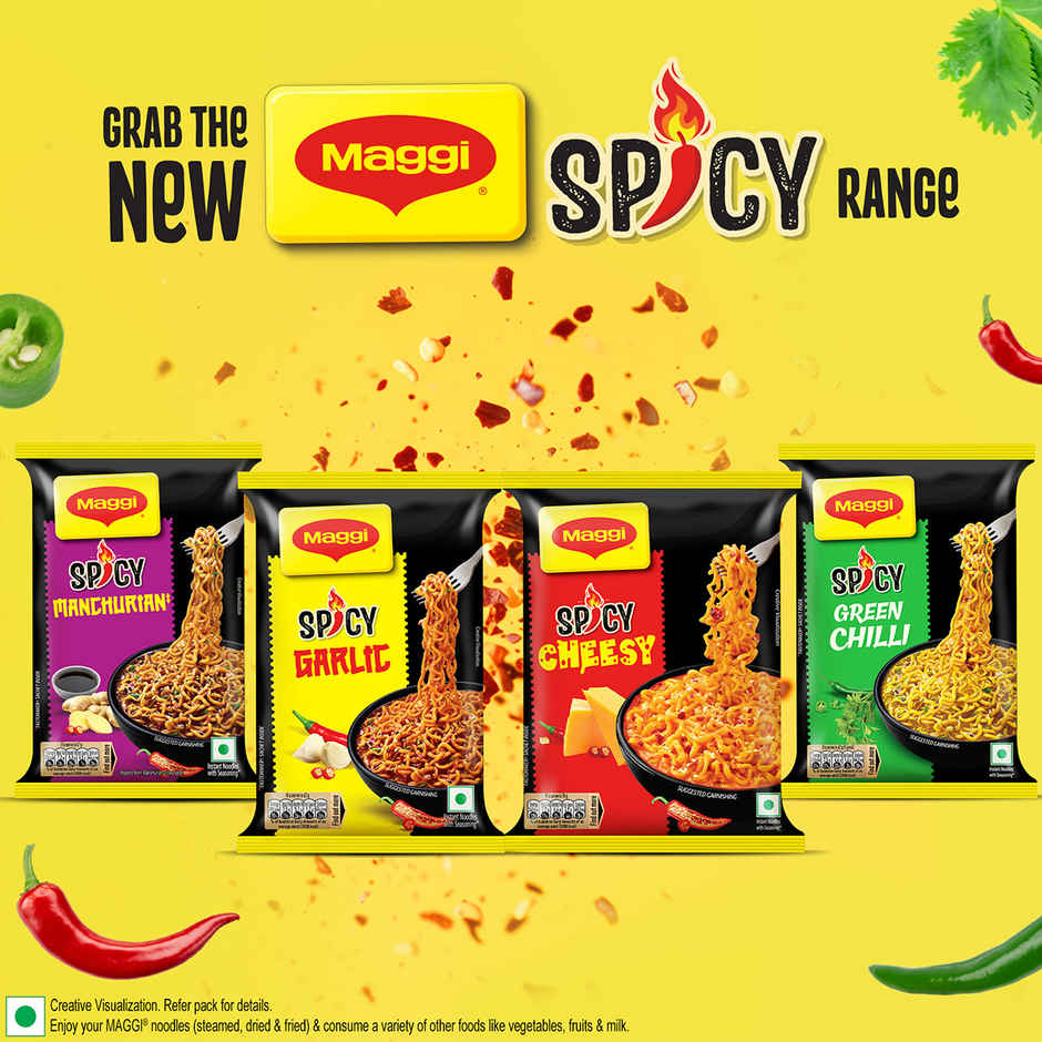 Maggi Spicy Green Chilli Noodles | Instant & Easy Snack