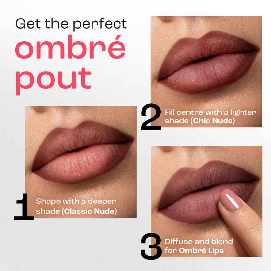 Lakme 9 to 5 Forever Matte Lip Crayon | Vitamin C | Long-Lasting Hydration | Break Brown
