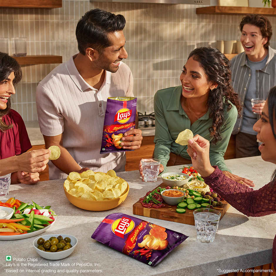 Lay's Potato Chips - Sizzling Hot Spicy Flavour Combo  