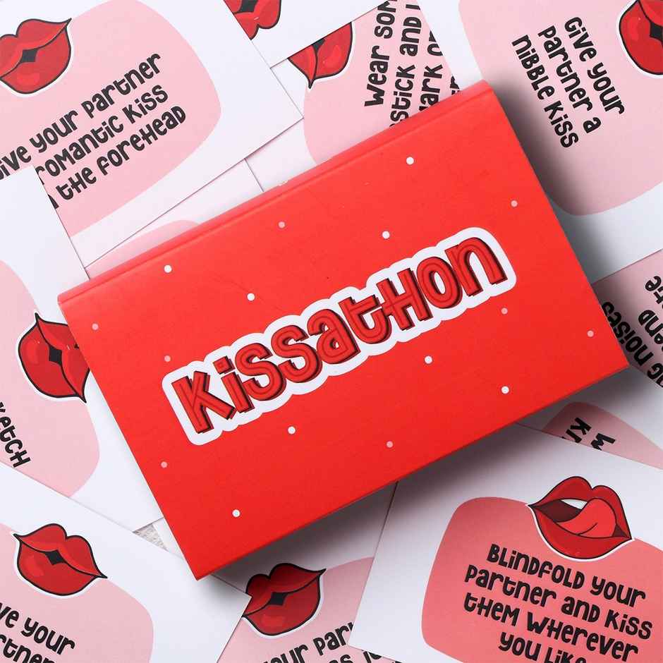 Kissathon Couple Card Game | Adult Games & Accessories | Propcon