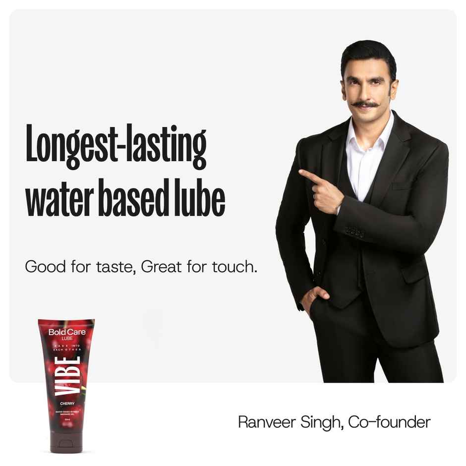 Bold Care Vibe Cherry Water-Based Lubricant