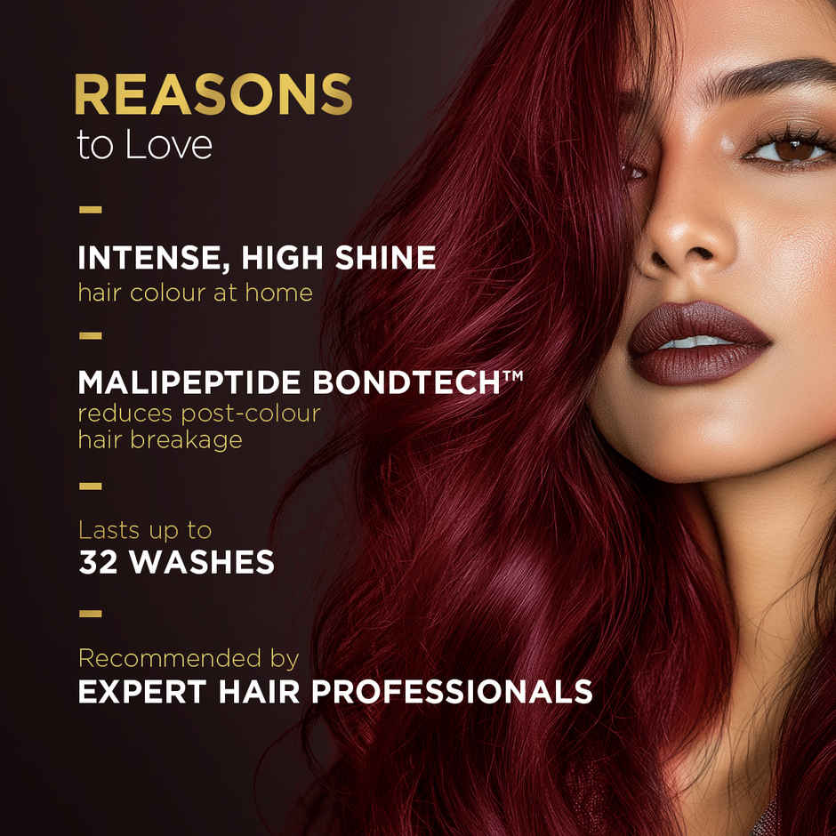 Bblunt Salon Secret High Shine Conditioning Hair Colour | Cherry Red