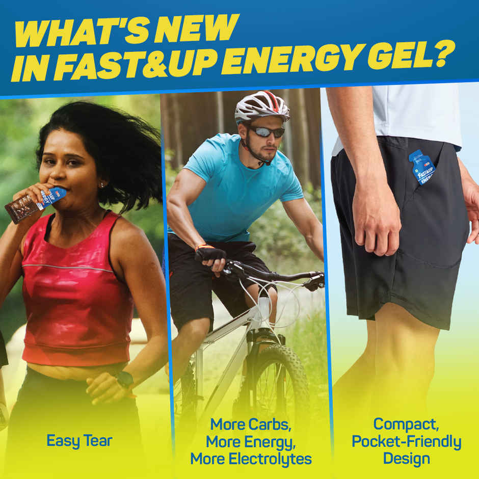 Fast&Up Energy Gel Non Caffeinated Creamy Vanilla