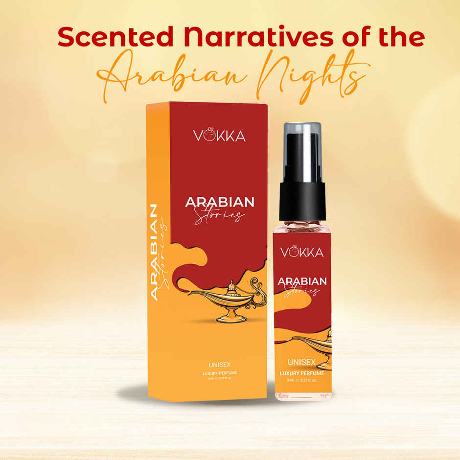 Vokka Pocket Perfume Arabian Stories Unisex Luxury Fruity Musky