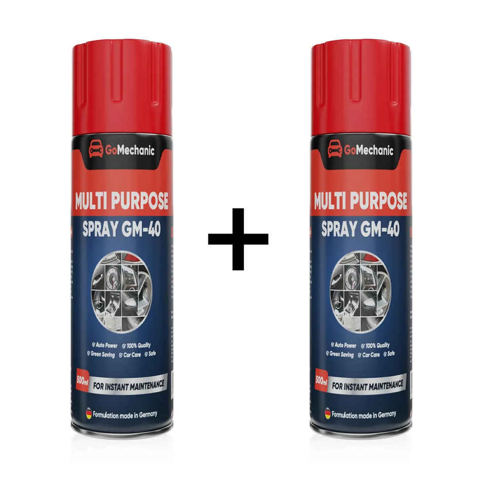 GoMechanic Multipurpose Lubricant Spray 400Ml-Advanced Formula For Rust Prevention Combo
