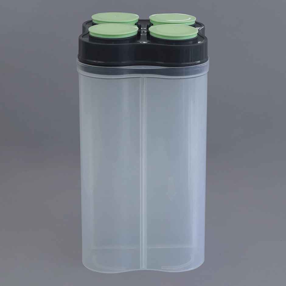 2Mech 4 Section Plastic Kitchen Storage Container