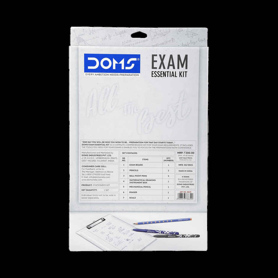 Doms Exam Essential Kit - Complete Exam Kit | All-in-One