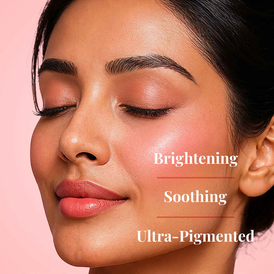 Just Herbs Pink Plush Born To Blush Long Stay Dewy Stick With Shea For Eyes Cheeks And Lips