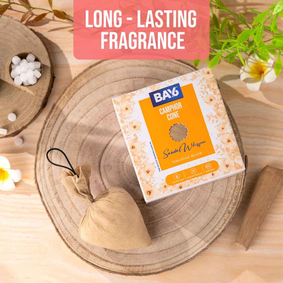 BAY6 Camphor Pocket - Sandal - Refreshing Scent & Mosquito Repellent