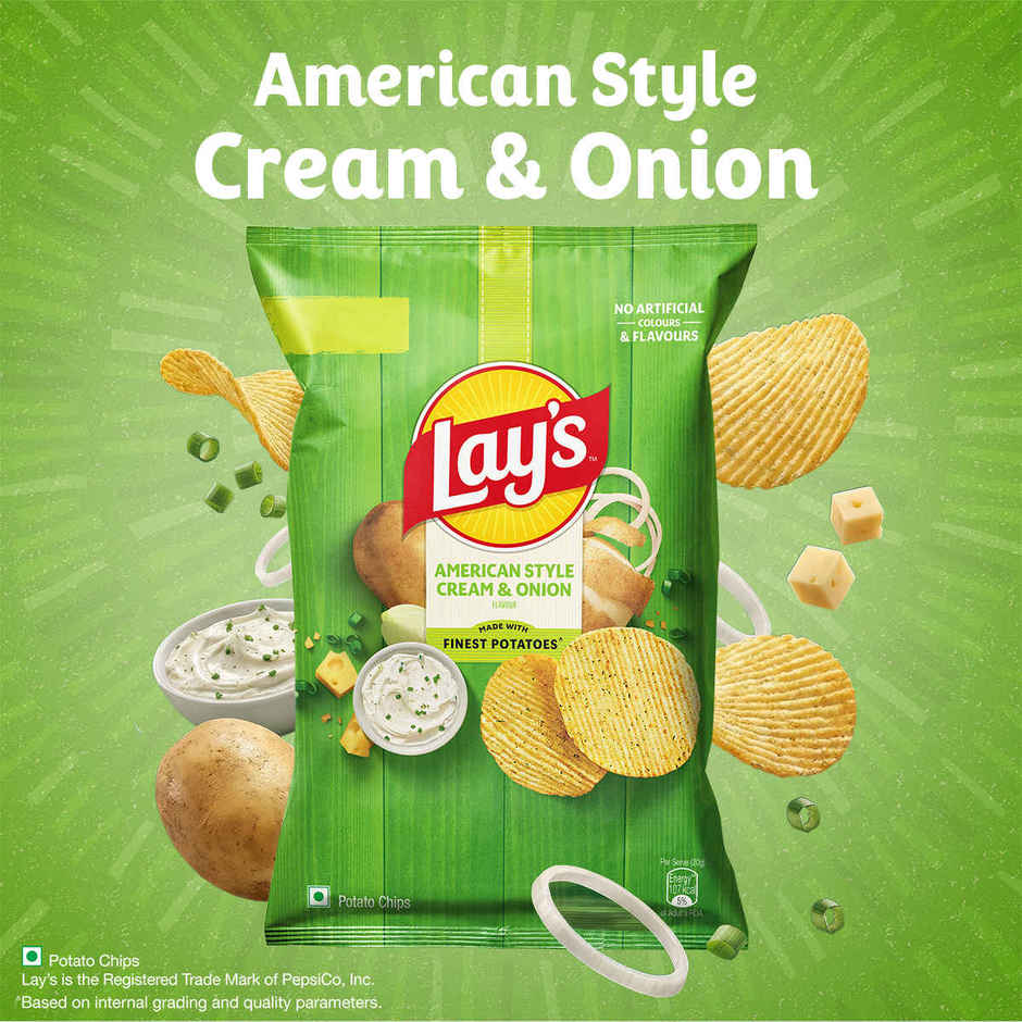 Lay's American Cream & Onion Potato Chips Combo