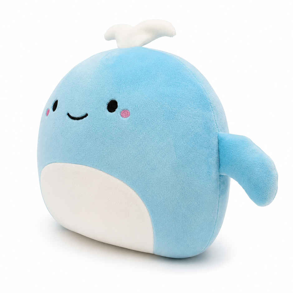 Zoowee Premium Whale Plush Pillow Soft Toy | 44 cm | Blue