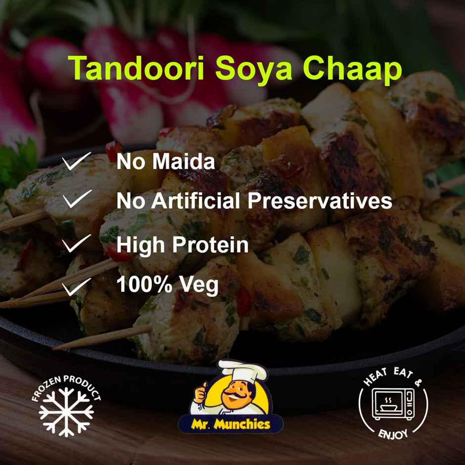 Mr. Munchies Tandoori Soya Chaap